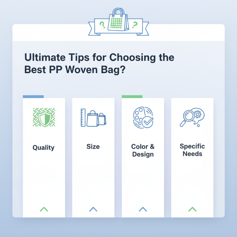 Ultimate Tips for Choosing the Best PP Woven Bag?