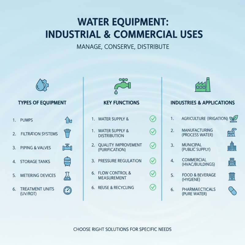 What is Water Equipment and How Does It Function?