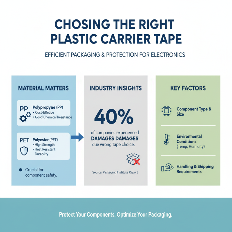 How to Choose the Right Plastic Carrier Tape for Your Needs?