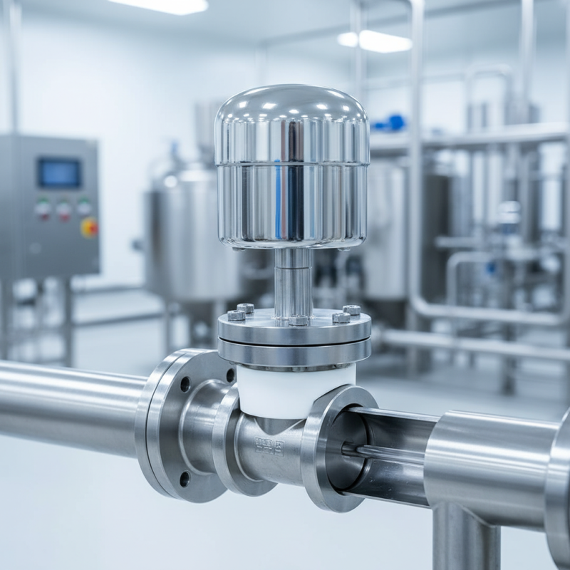 What is a sanitary diaphragm valve and how does it work?