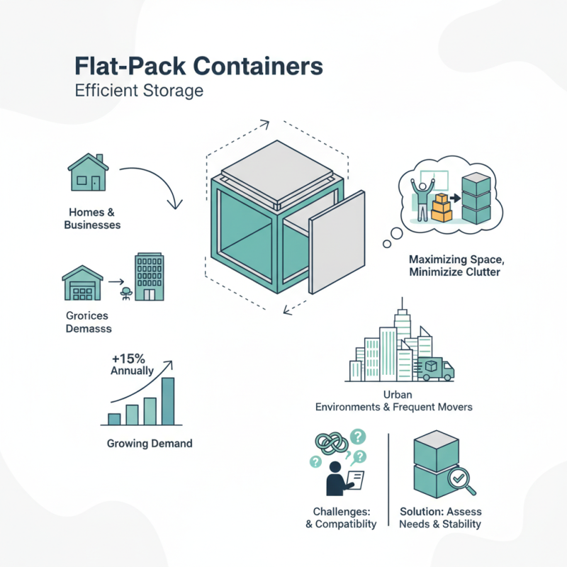 How to Use Flat Pack Containers for Efficient Storage Solutions?