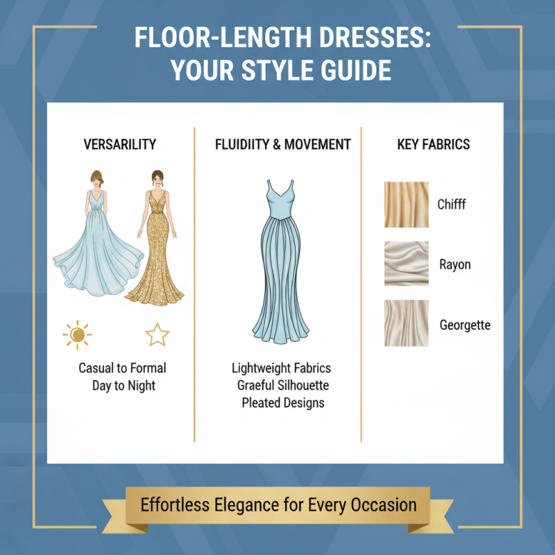 How to Style a Pleated Floor Length Dress for Any Occasion?
