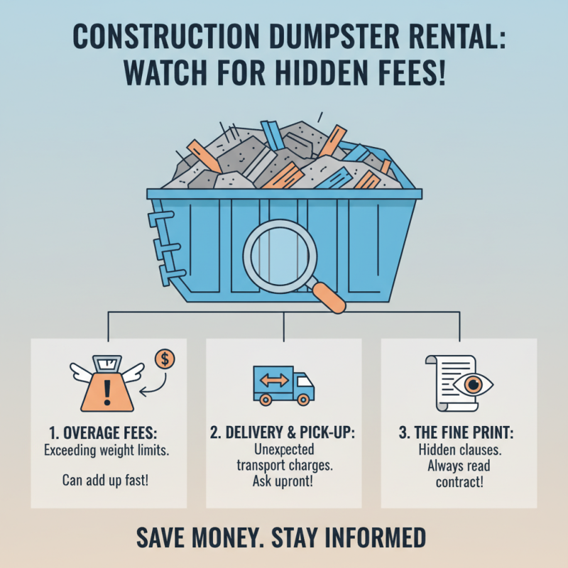 What is the cost of a construction dumpster rental?