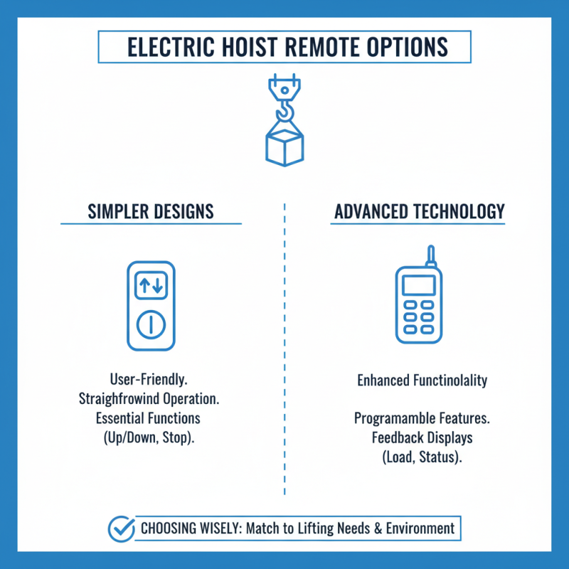 Top Electric Hoist Remote Options for Efficient Lifting Solutions?