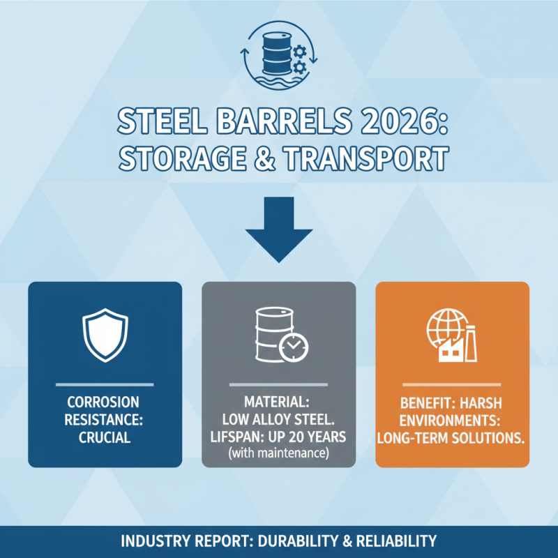 2026 Top Steel Barrels for Storage and Transportation Solutions?