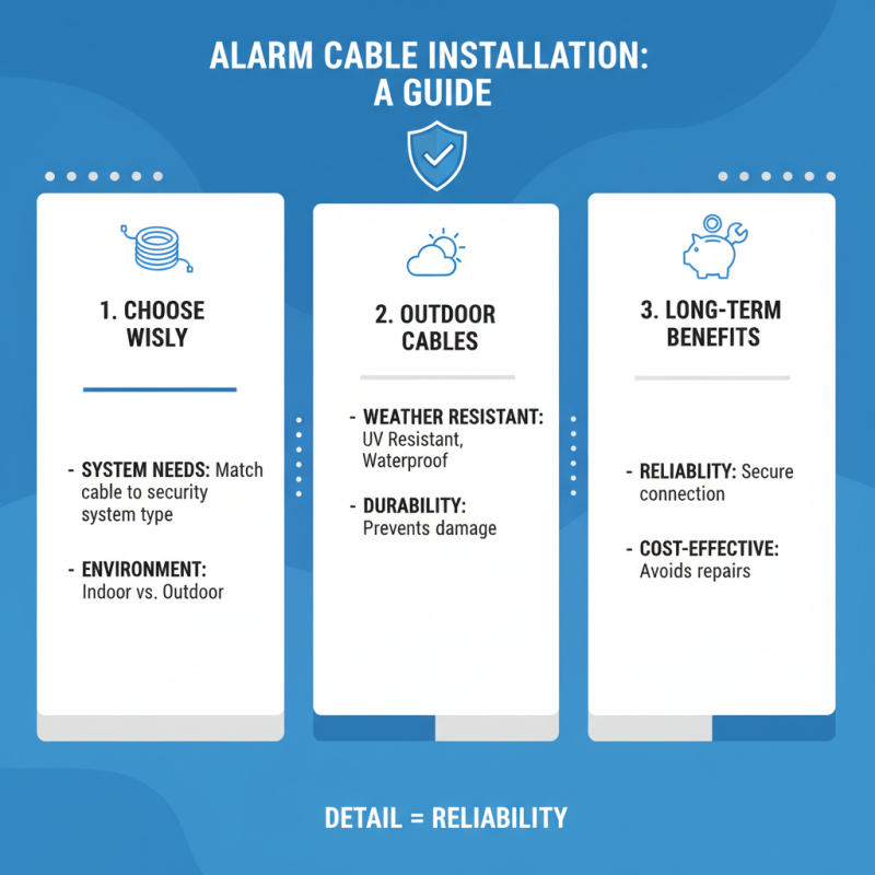 Why You Should Choose the Right Alarm Cable for Your Security System?