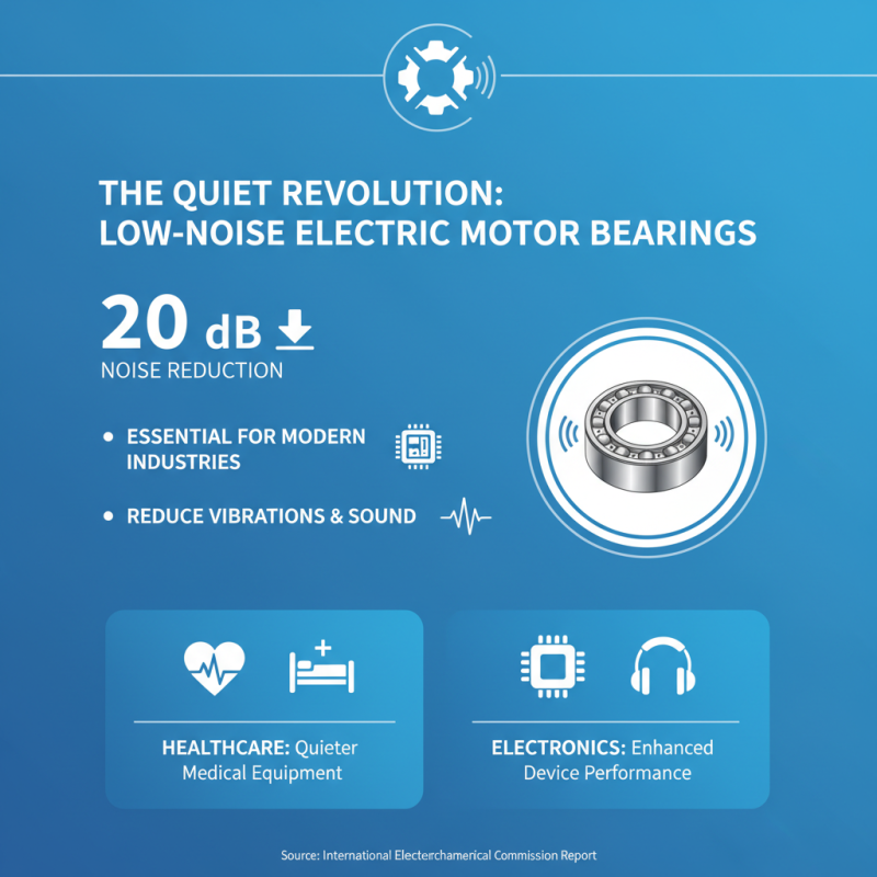 The Benefits of Low Noise Electric Motor Bearings Explained?