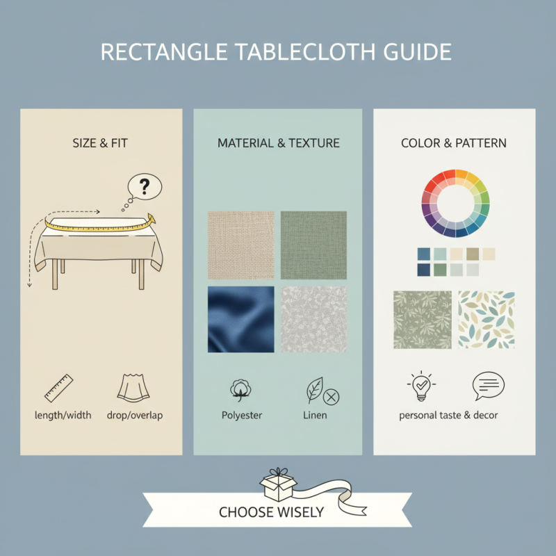 What is a Rectangle Tablecloth and How to Choose One?