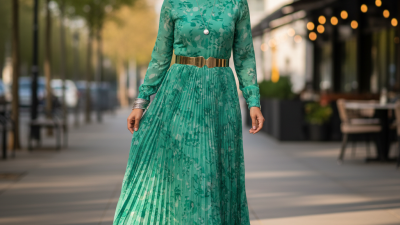 How to Style a Pleated Floor Length Dress for Any Occasion?