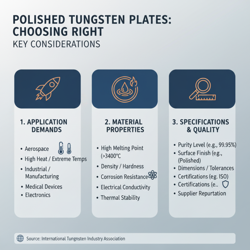 Top 5 Tips for Choosing Polished Tungsten Plate for Your Needs?