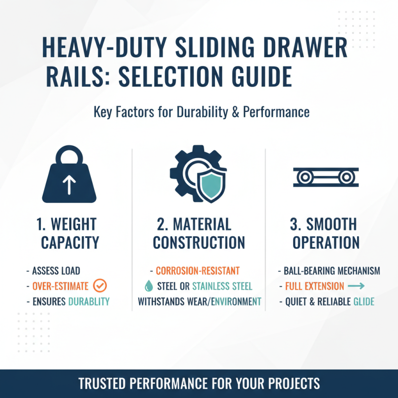 How to Choose Heavy Duty Sliding Drawer Rails for Your Projects?