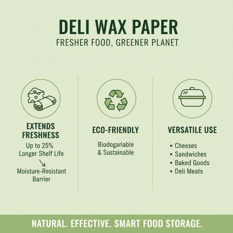 How to Use Deli Wax Paper Sheet for Food Wrapping and Storage?