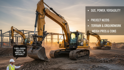 2026 How to Choose the Right Hydraulic Excavator for Your Project?