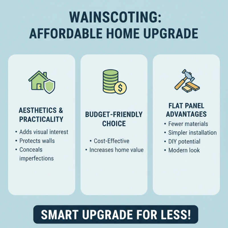 Top Benefits of Flat Panel Wainscoting for Home Interiors?