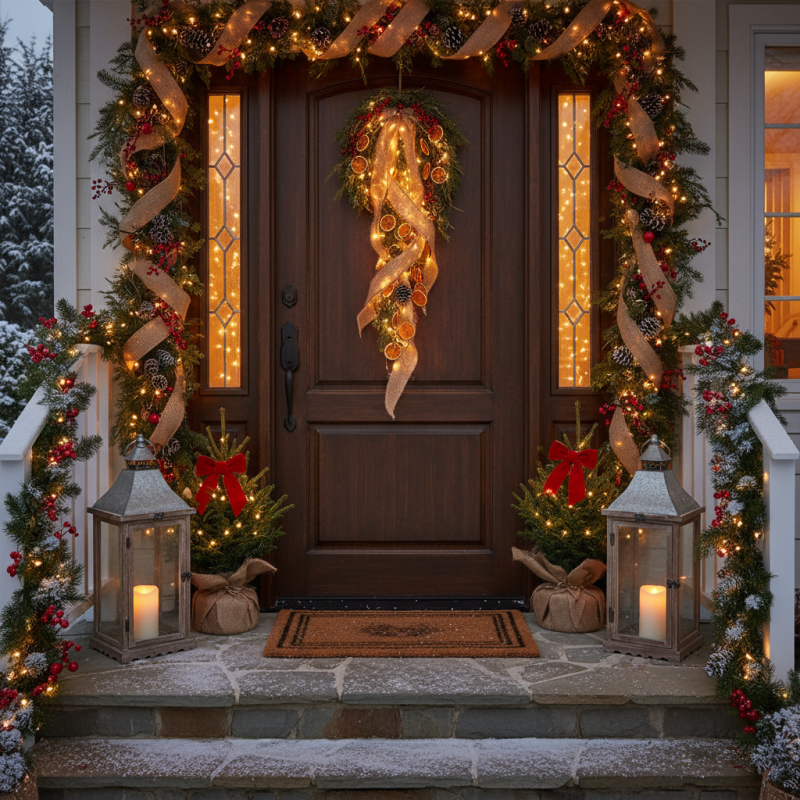 Creative Christmas Door Decorations Tips to Enhance Your Home?