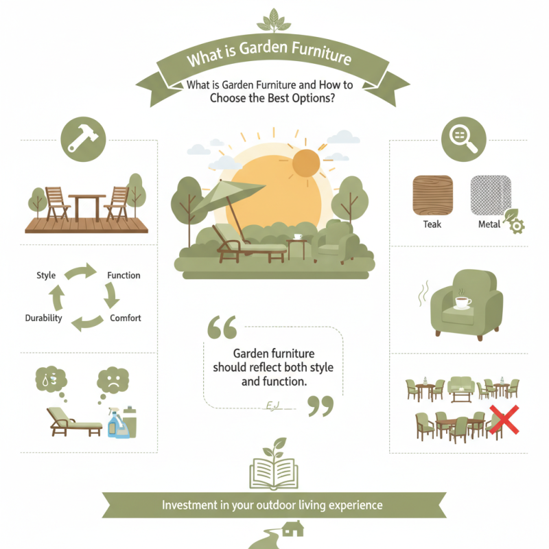 What is Garden Furniture and How to Choose the Best Options?