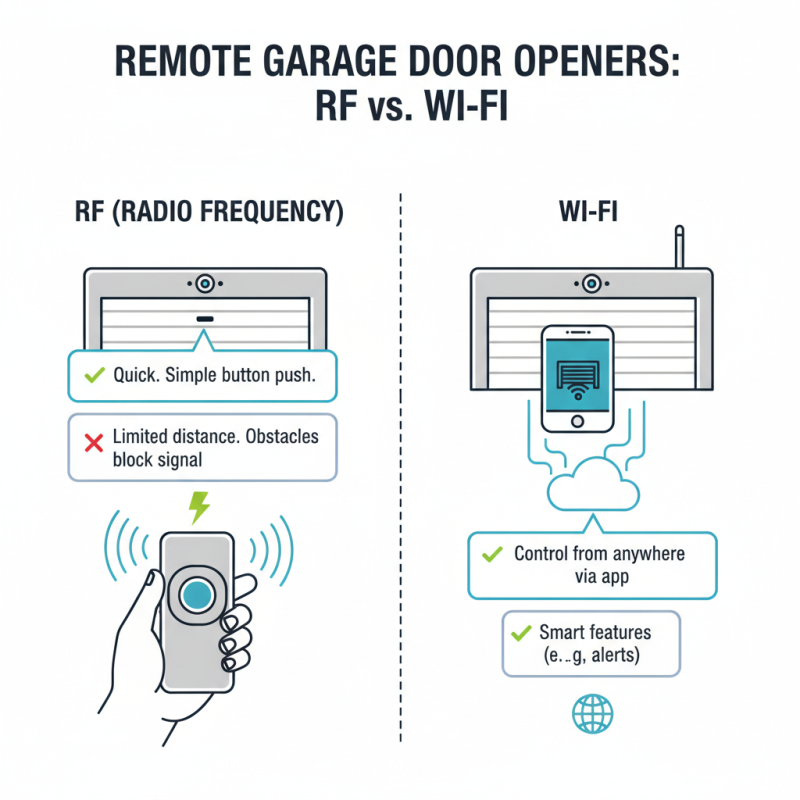 What is a remote garage door opener and how does it work?
