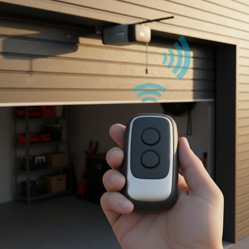 What is a remote garage door opener and how does it work?