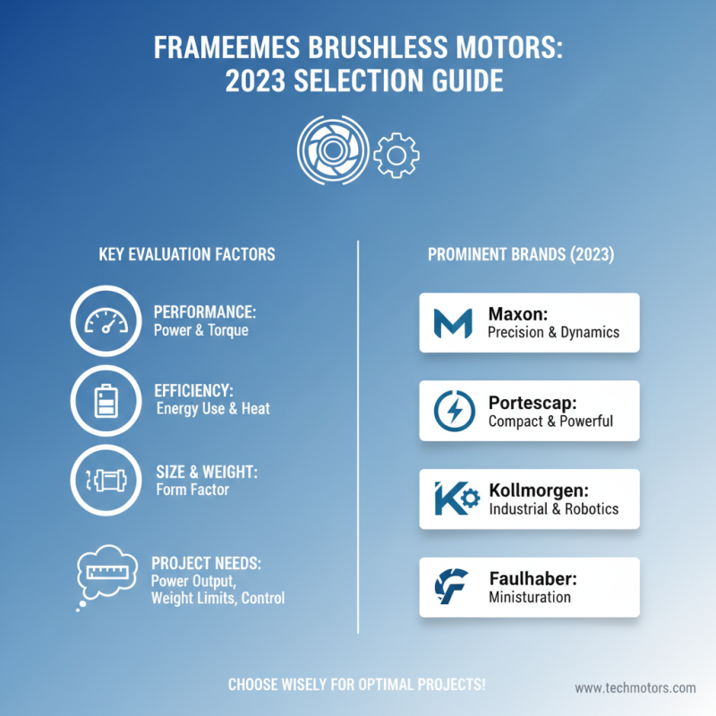 Best Frameless Brushless Motor Options for Your Projects?