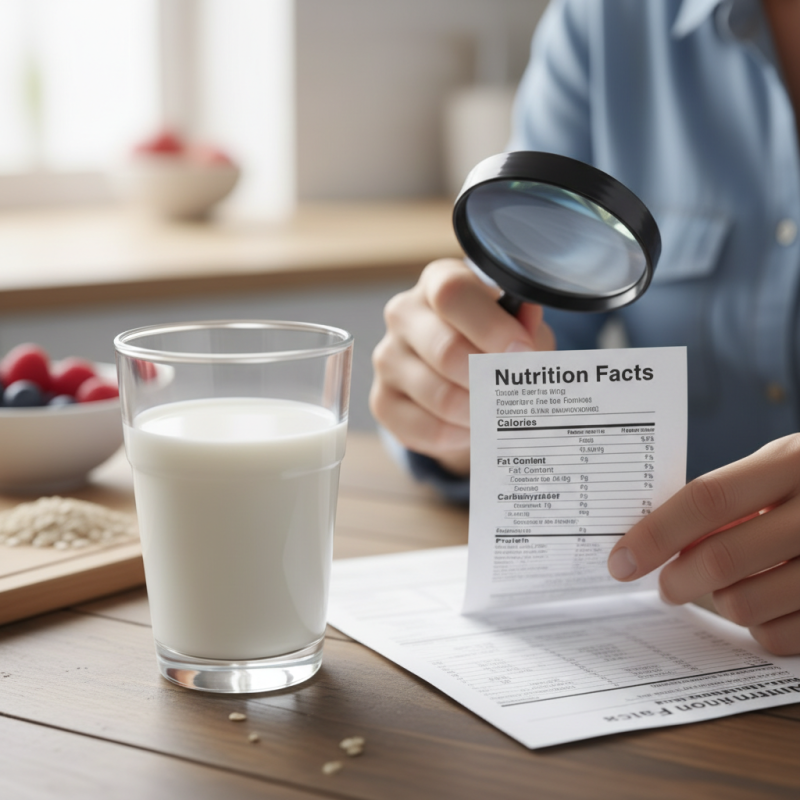 How to Read Skim Milk Nutrition Labels Effectively?