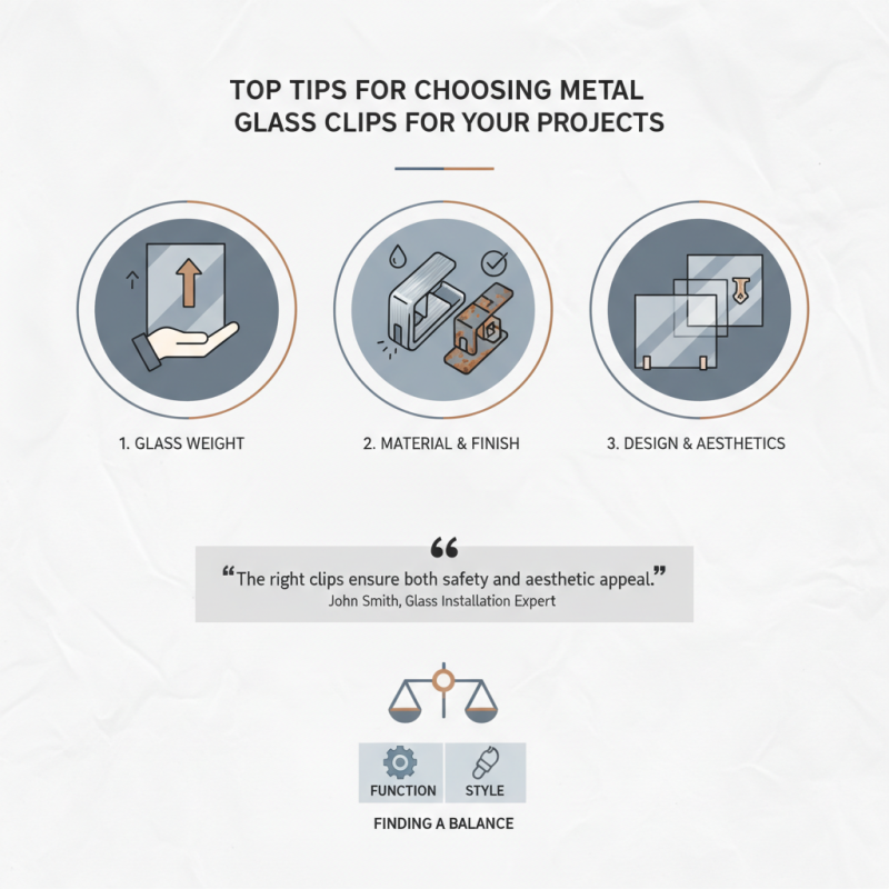 Top Tips for Choosing Metal Glass Clips for Your Projects?