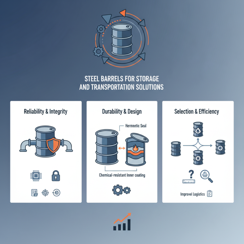 2026 Top Steel Barrels for Storage and Transportation Solutions?