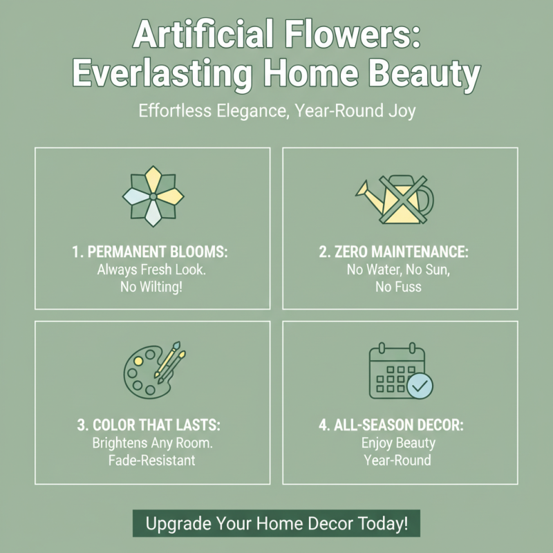 Top 10 Benefits of Using Artificial Flowers for Home Decor?