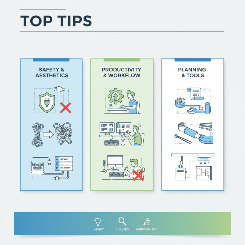 Top Tips for Effective Wire Management Solutions?