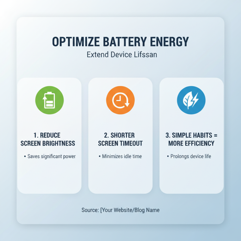 How to Optimize Battery Energy for Longer Lasting Performance?
