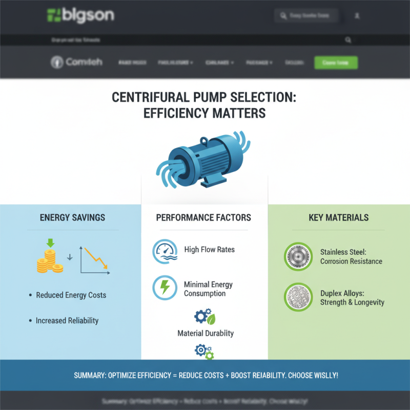 Top 10 Best Centrifugal Pumps for Efficient Fluid Transfer?
