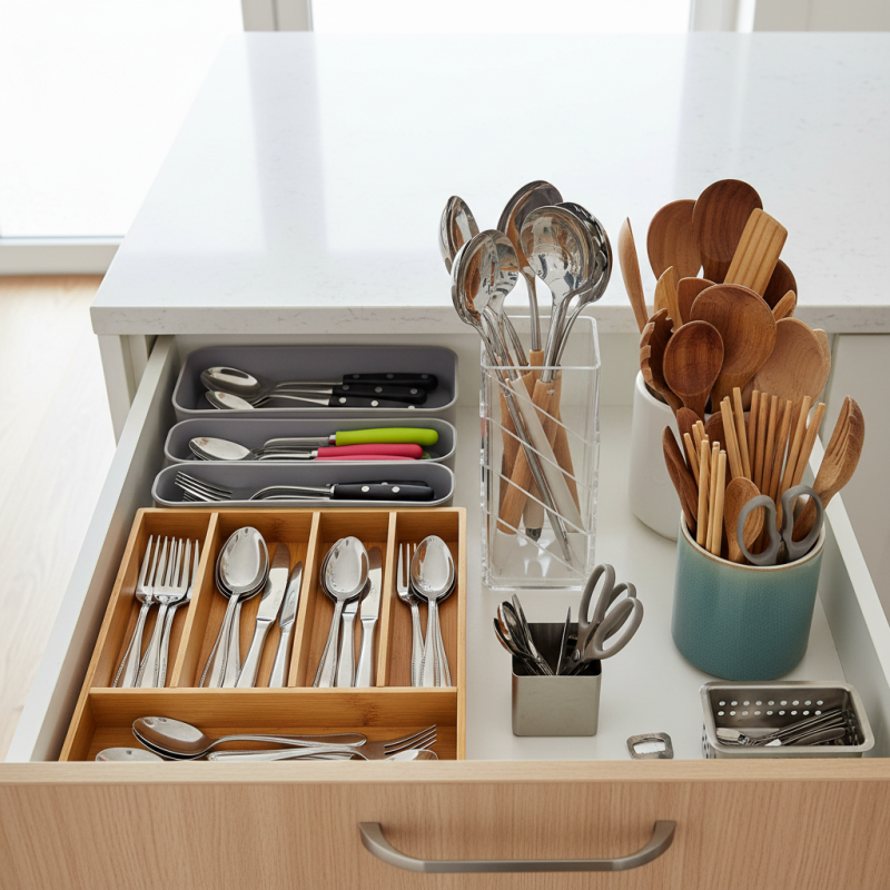 2026 Best Cutlery Container Options for Your Kitchen Needs?
