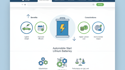 Understanding Automobile Start Lithium Battery Benefits and Efficiency?