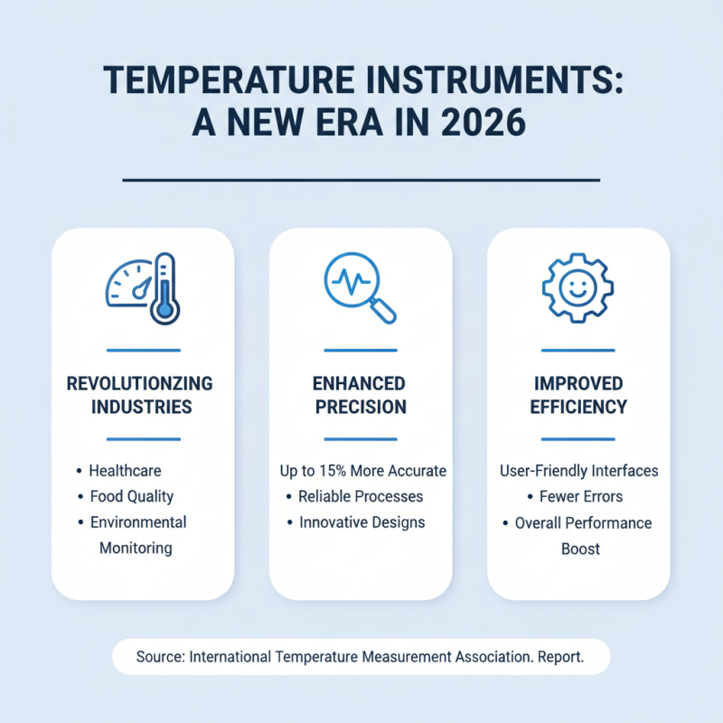 Top 10 Temperature Instruments You Must Have in 2026?