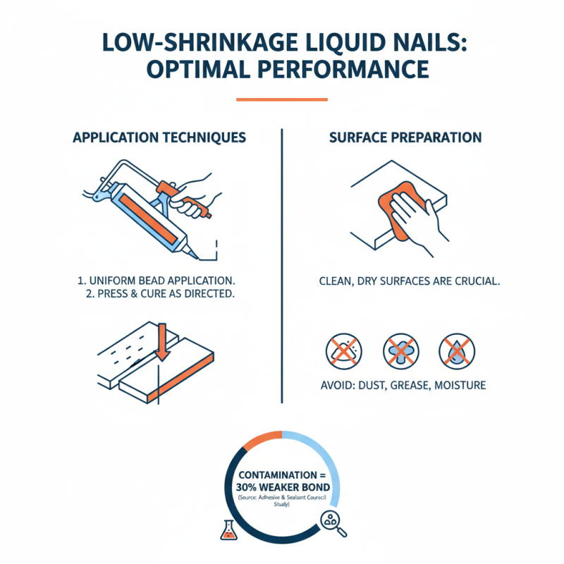 Best Low Shrinkage Liquid Nails for Strongest Bonds?