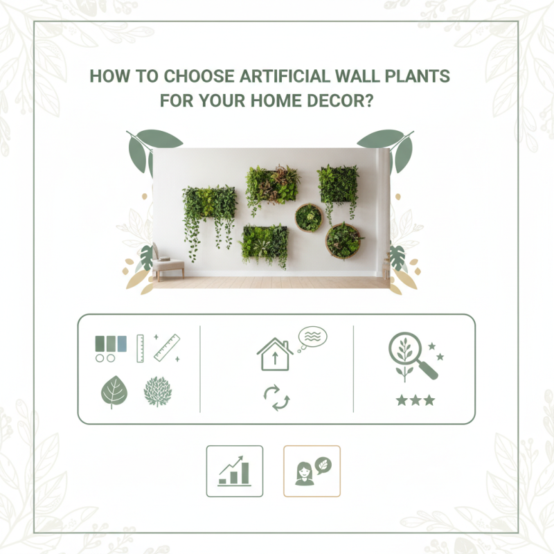 How to Choose Artificial Wall Plants for Your Home Decor?