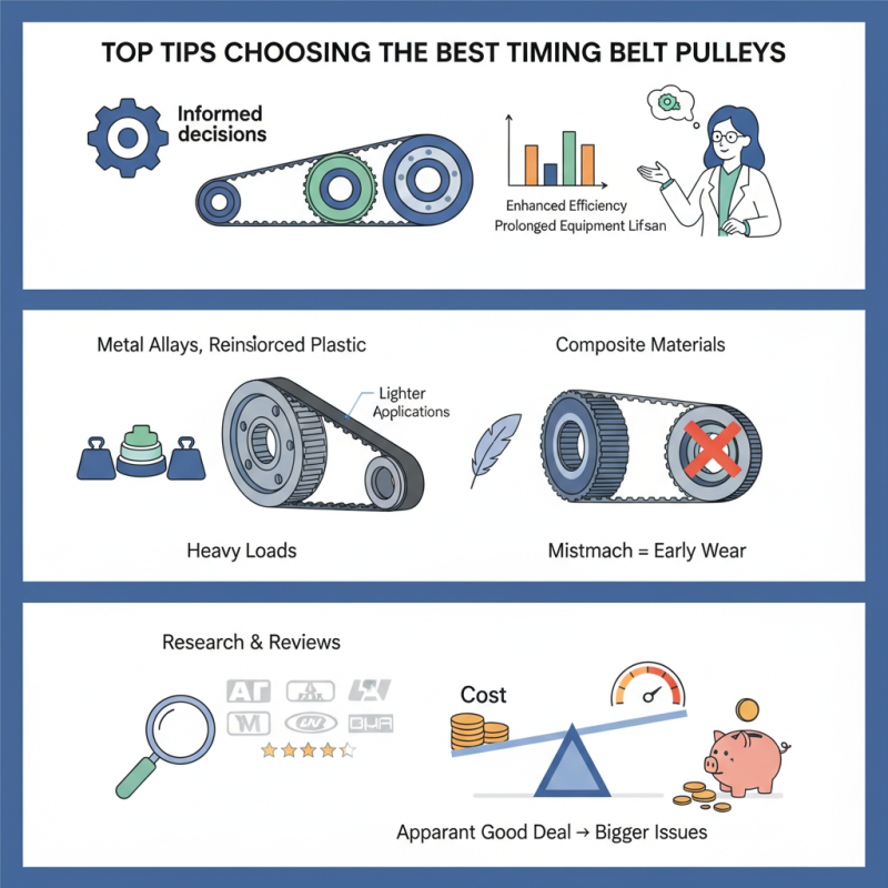 Top Tips for Choosing the Best Timing Belt Pulleys?