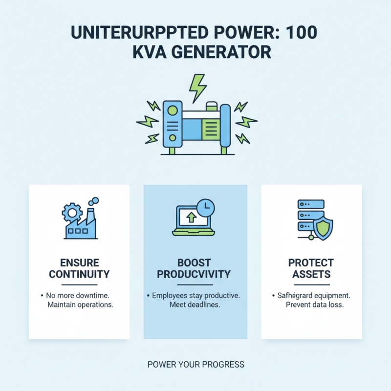 Top 10 Benefits of Using a 100 Kva Generator for Your Business?