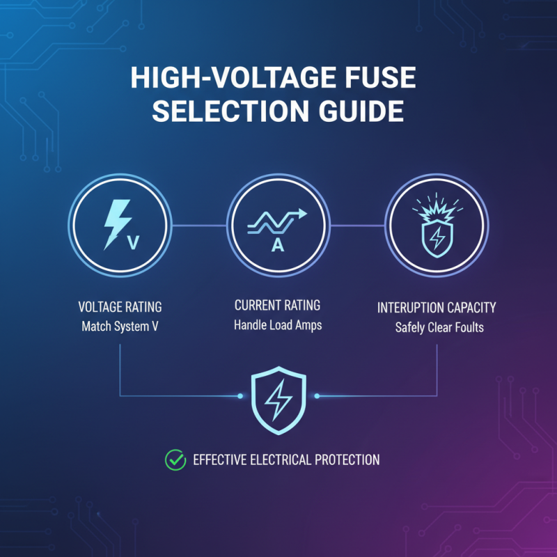 How to Choose the Right High Voltage Fuse for Your Needs?