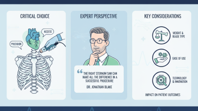 2026 Best Sternum Saw Options for Cardiac Surgery?