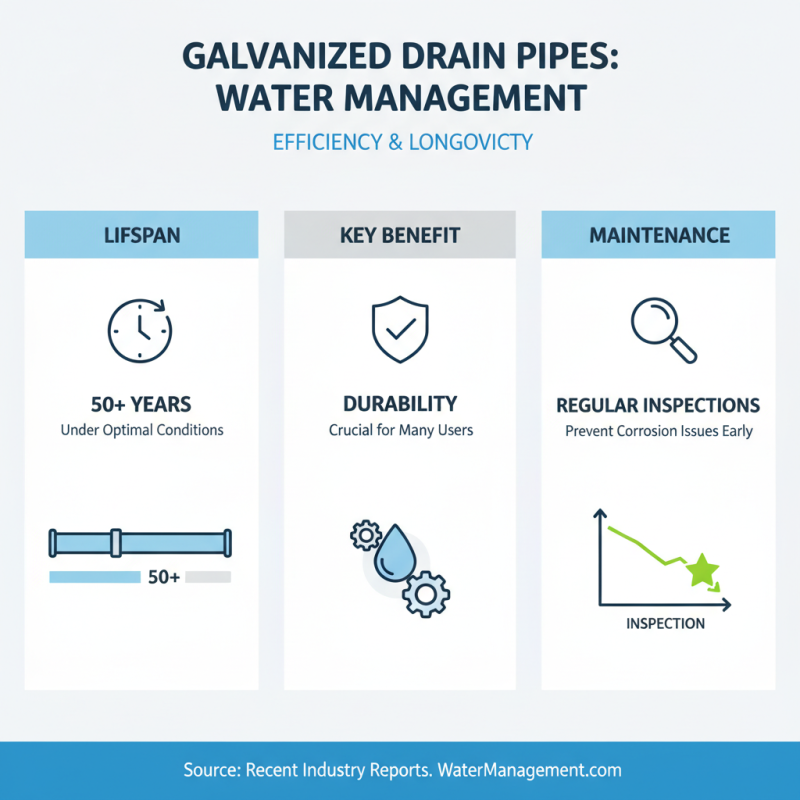 2026 Best Galvanized Drain Pipe Options for Efficient Water Management?