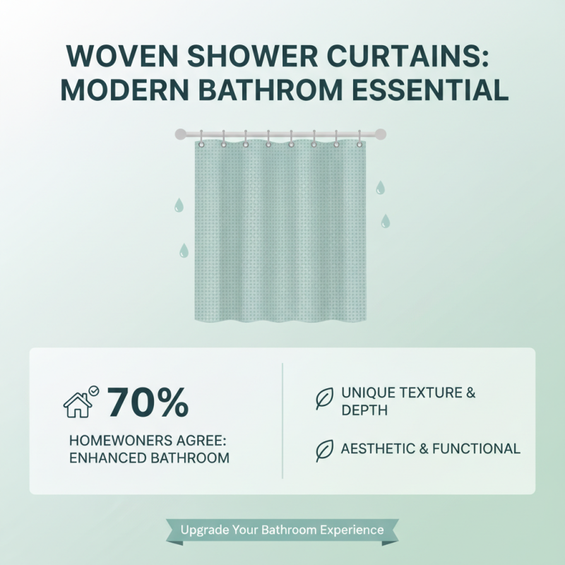 How to Choose the Best Woven Shower Curtain for Your Bathroom?