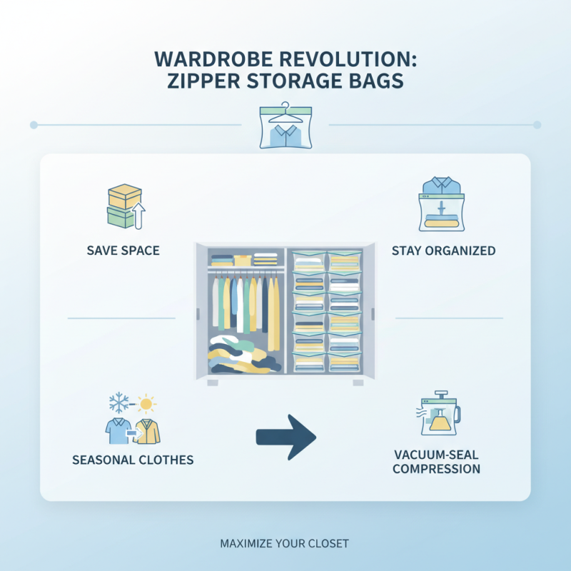 How to Use Clothes Zipper Storage Bags Effectively?