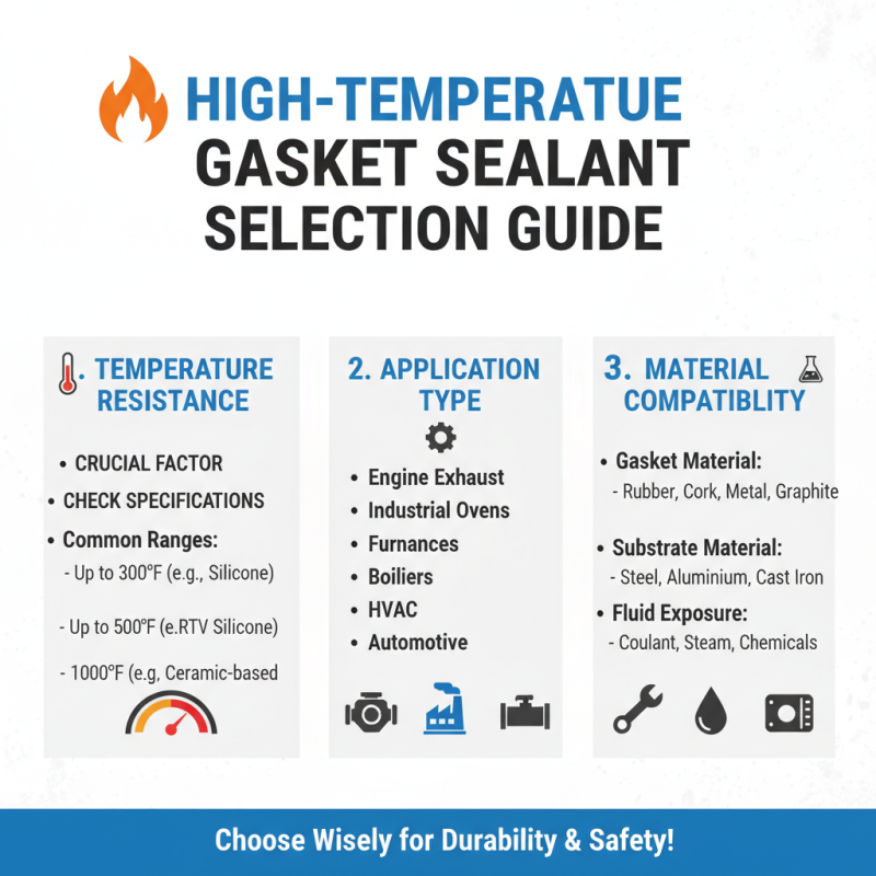 How to Choose the Best High Temp Gasket Sealant?