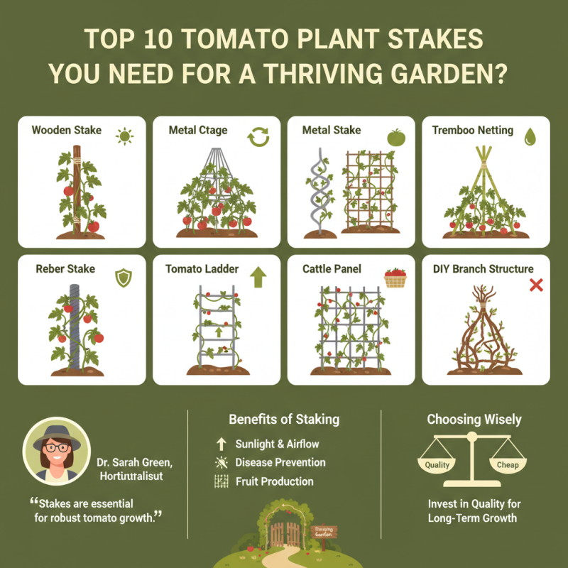 Top 10 Tomato Plant Stakes You Need for a Thriving Garden?