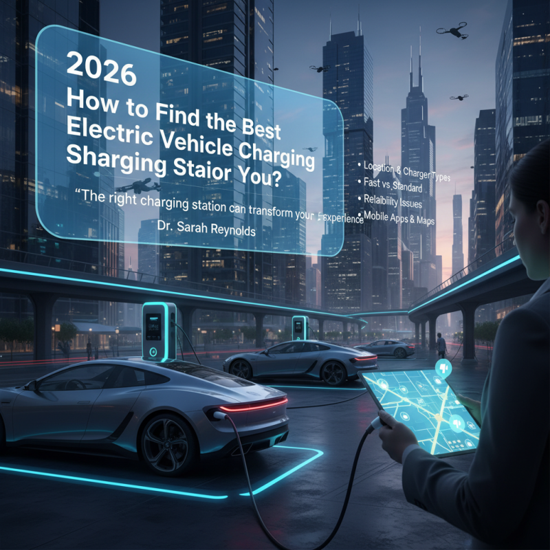 2026 How to Find the Best Electric Vehicle Charging Stations Near You?