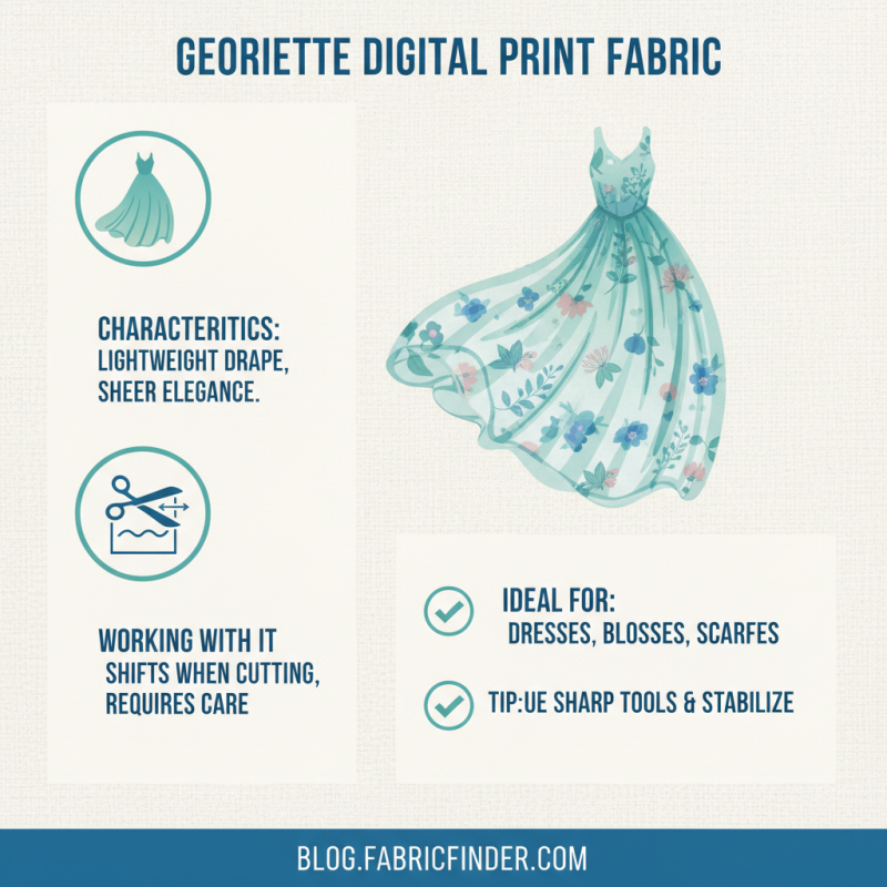 How to Choose Georgette Digital Print Fabric for Your Projects?