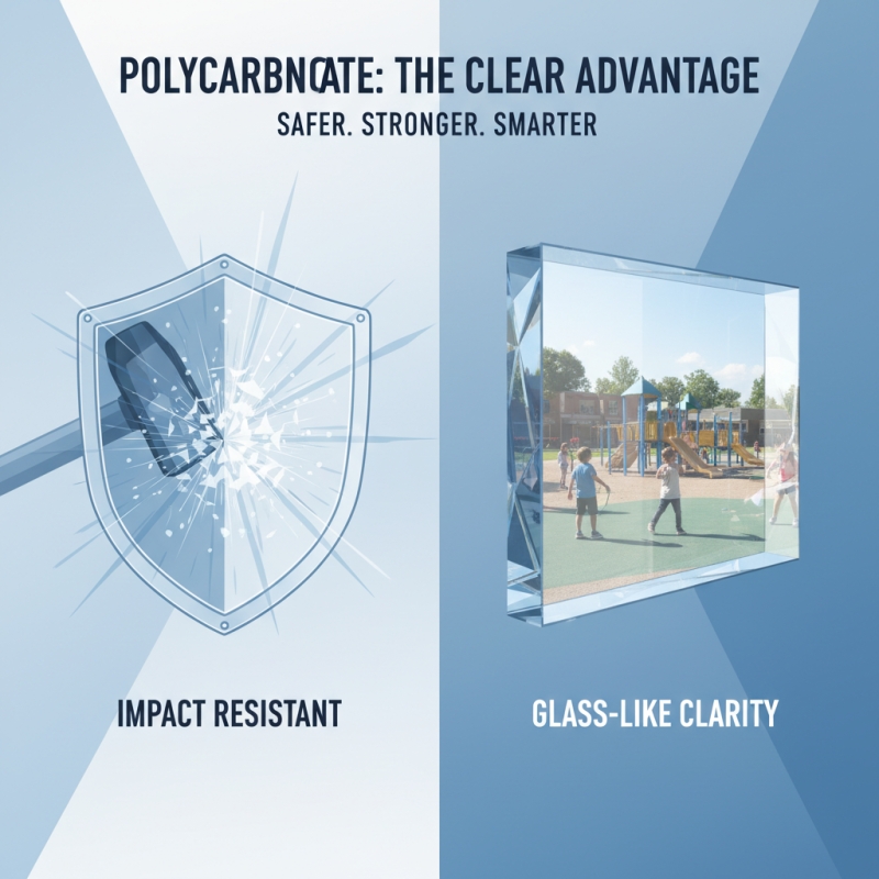 What is transparent polycarbonate and its applications?