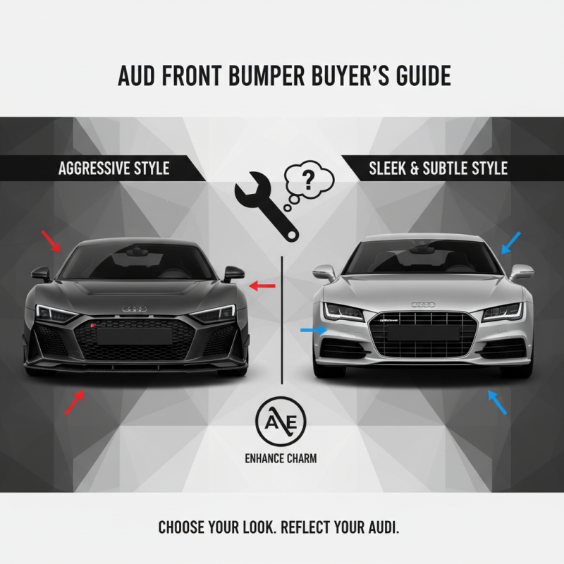 2026 How to Choose the Right Front Bumper for Audi?