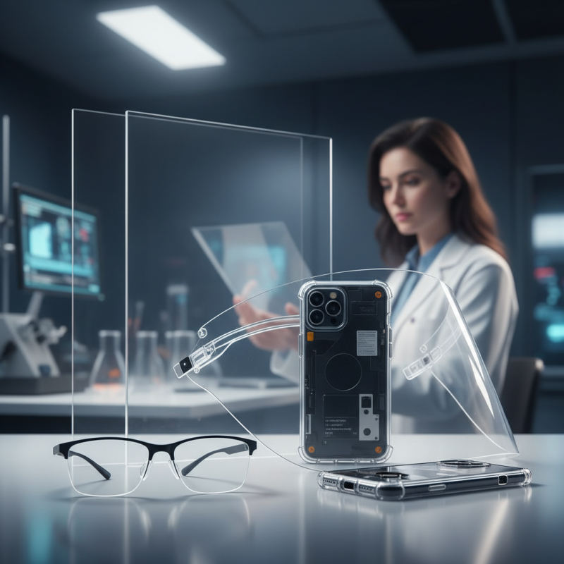 What is transparent polycarbonate and its applications?