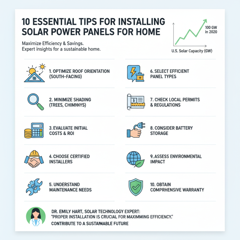 10 Essential Tips for Installing Solar Power Panels For Home